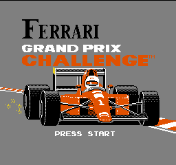 Ferrari - Grand Prix Challenge (Europe) Title Screen